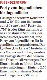 Südkurier Party 18.1.