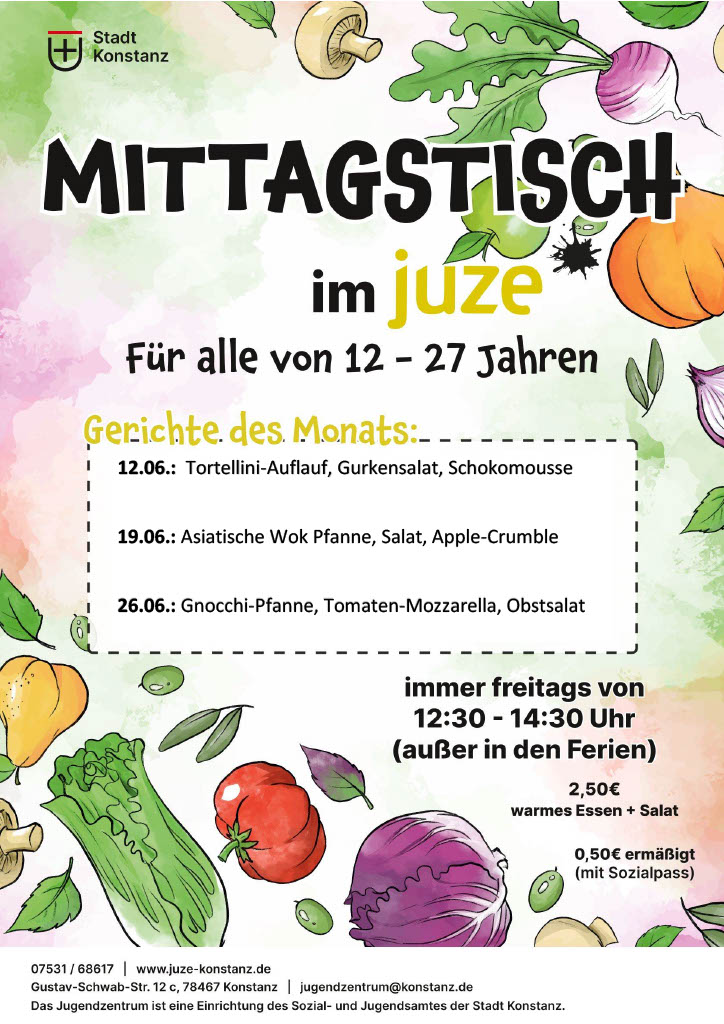 Mittagstisch Juni