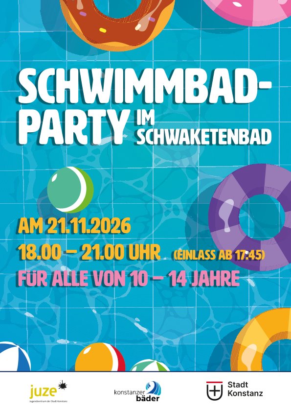 Schwimmbadparty